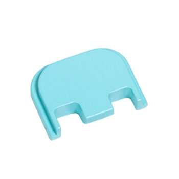 Timber Creek Outdoors GL43XSCPRE Glock 43X/48 Slide Cover Plate Robin's Egg Blue Aluminum