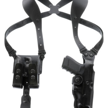 Galco VHS4212RB VHS 4.0 Shoulder System Black Leather Fits 1911 Fits 5" Barrel Ambidextrous