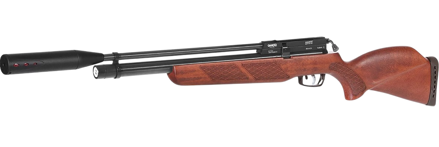 Gamo 1464S54 Coyote Whisper Fusion PCP 177 Cal 10 Shot, Match Grade Barrel, Beechwood Stock 3 Gamo 1464S54 Coyote Whisper Fusion PCP 177 Cal 10 Shot, Match Grade Barrel, Beechwood Stock