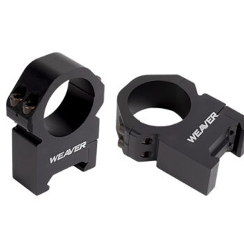 Weaver Mounts 48383 Precision  Black Aluminum 1" Tube Extra High