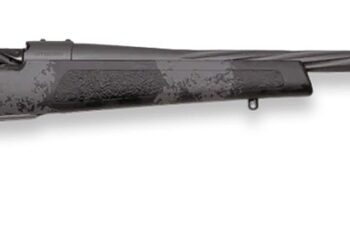 Weatherby MLW01N7MMWR8B Mark V Live Wild 7mm Wthby Mag 3+1 26" Carbon Gray Cerakote Fluted Threaded Barrel & Steel Drilled & Tapped Receiver, Black w/Gray Accents Fixed Polymer Stock, Right Hand