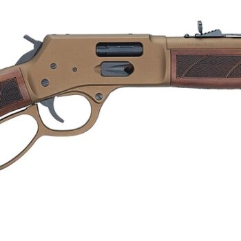 Henry H012XCW357 Explorer Carbine 38 Special/357 Mag 7+1 16.50" Burnt Bronze Cerakote Threaded Barrel, Burnt Bronze Cerakote Steel Drilled & Tapped Receiver, American Walnut Fixed w/Pistol Grip Stock