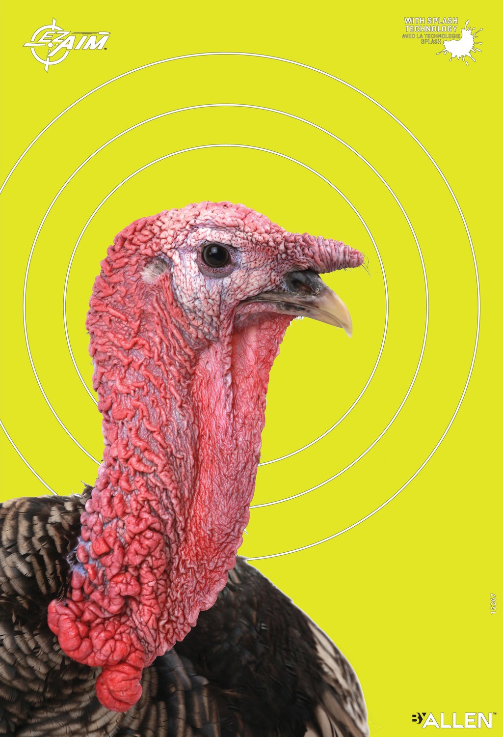 Allen 15267 EZ Aim Splash Reactive Target Turkey Hanging Paper Universal 12"x18" Multi-Color 6Pack 3 Allen 15267 EZ Aim Splash Reactive Target Turkey Hanging Paper Universal 12"x18" Multi-Color 6Pack