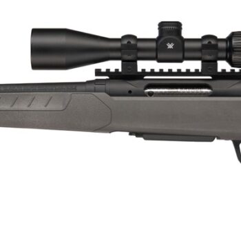 Savage Arms 32483 110 Trailblazer 7mm-08 Rem 4+1 20" Fluted Barrel, Flat Dark Gray Adj LOP Synthetic Stock, Left Hand