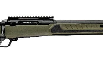 Savage Arms 32631 110 Core Predator Full Size 5.56 NATO 10+1 22" Medium Heavy Fluted Barrel, Arca Rail Forend, Hunter Green AccuStock w/AccuFit V2 Synthetic Stock, Left Hand
