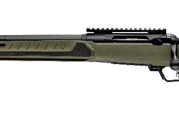 Savage Arms 32649 110 Core Predator Full Size 6.5 Creedmoor 10+1 22" Medium Heavy Fluted Barrel, Arca Rail Forend, Hunter Green AccuStock w/AccuFit V2 Synthetic Stock, Left Hand
