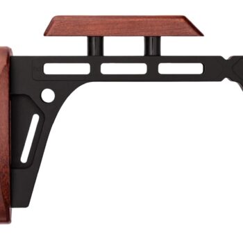 Woox SH.STK122.03 Forty-Seven Edge Stock Fixed Aluminum/American Walnut