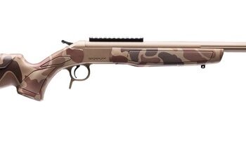 CVA CR4446D Cascade Takedown 300 Blackout 1rd 20" Flat Dark Earth Cerakote Stainless Steel Threaded Barrel & Receiver w/Picatinny Rail, Duck Camo Synthetic Stock