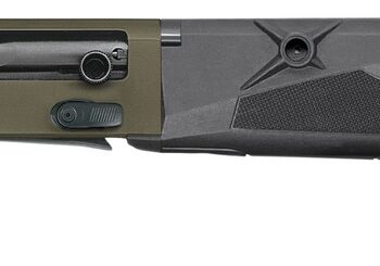 Mossberg 83012 990 Aftershock SPX Semi-Auto 3" 5+1 14.75" OD Green Cerakote Integrated Heat Shield Barrel & Drilled & Tapped Receiver, Black Polymer Grip