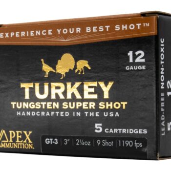 APEX AMMO GT3-9      12G 3    2-1/4 9         5/10