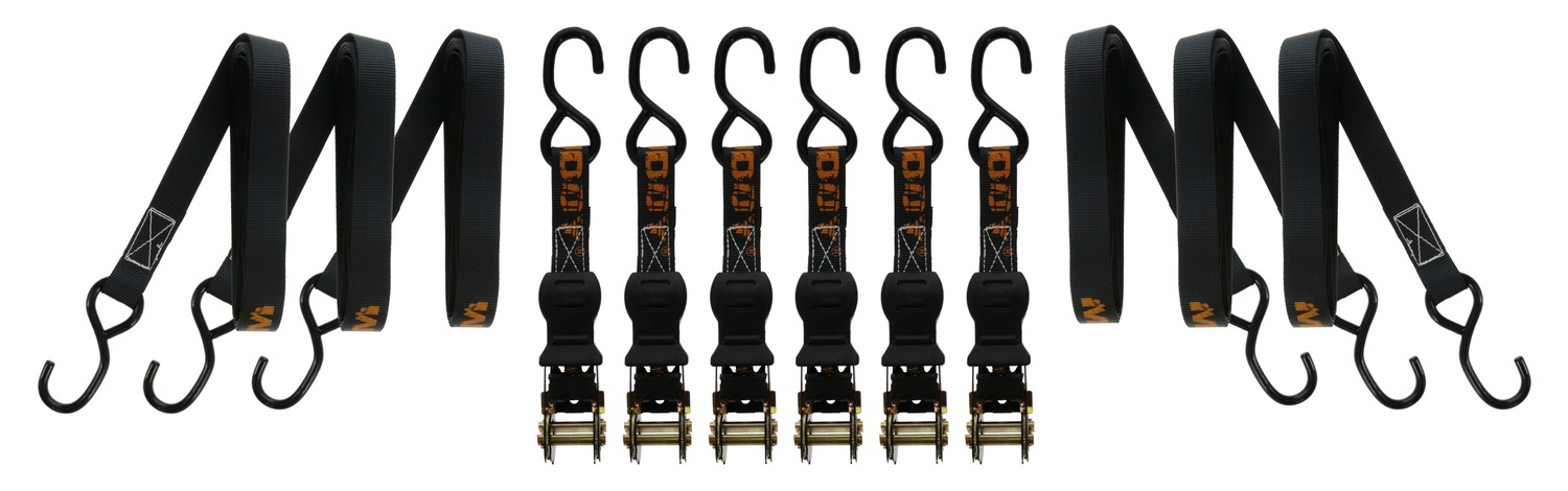 MUDDY MUD-DRS14-6PK 1"X14" DURABLE RATCHET STRAP 3 MUDDY MUD-DRS14-6PK 1"X14" DURABLE RATCHET STRAP