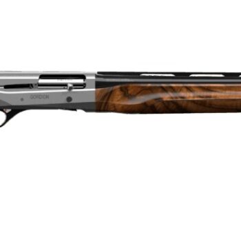 Retay USA GORGRYCON26 Gordion Upland 12 Gauge Semi-Auto 3" 4+1 26" Black Vent Rib Barrel, Gray Con Aluminum Alloy Receiver, Adj Shim Walnut Stock