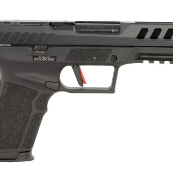 Tisas Arms 15200007 PX-5.7  5.7x28mm 20+1 4.70" Black QPQ Carbon Steel Optic Ready/Serrated Slide, Black Polymer Frame w/Picatinny Rail, Polymer Grip