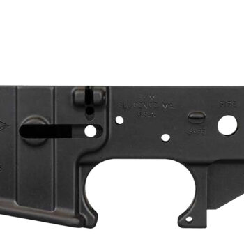 Yankee Hill 125 Stripped Lower Receiver 5.56x45mm NATO 7075-T6 Aluminum Black Anodized for AR-15