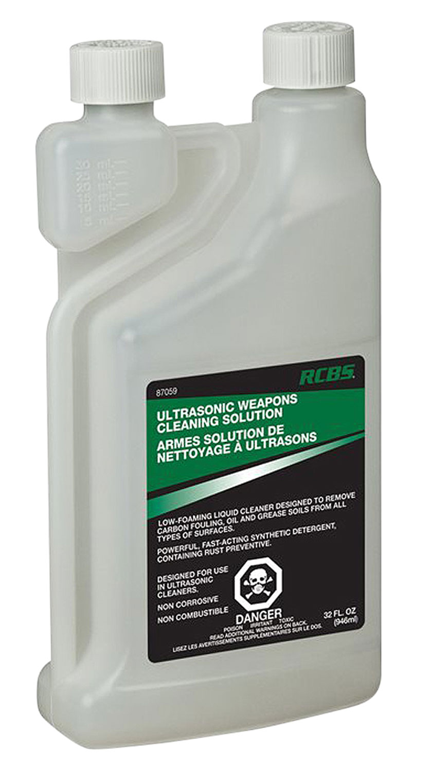 RCBS 87059 Ultrasonic Weapons Cleaning Solution Cleans Lubricates Protects 32 oz. Bottle 3 RCBS 87059 Ultrasonic Weapons Cleaning Solution Cleans Lubricates Protects 32 oz. Bottle