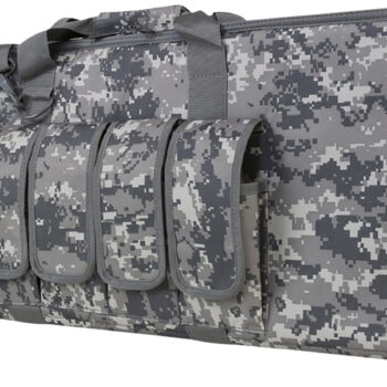 NcStar CVCP2960D36 VISM Carbine Case Digital Camouflage PVC Nylon w/ Lockable Zippers Pockets & Padded Carry Handle
