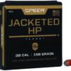 Speer 4211 Handgun 38Cal 158gr Jacketed Hollow Point 100 Per Box/5 Case 2 29667