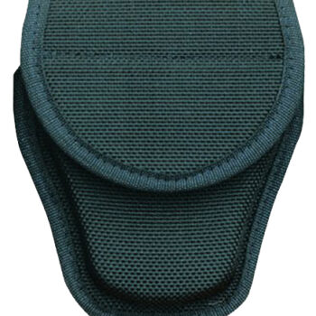 Bianchi 17390 7300 Covered Handcuff Case Standard Linked Handcuffs Accumold Black Basketweave 2.25" Hook & Loop