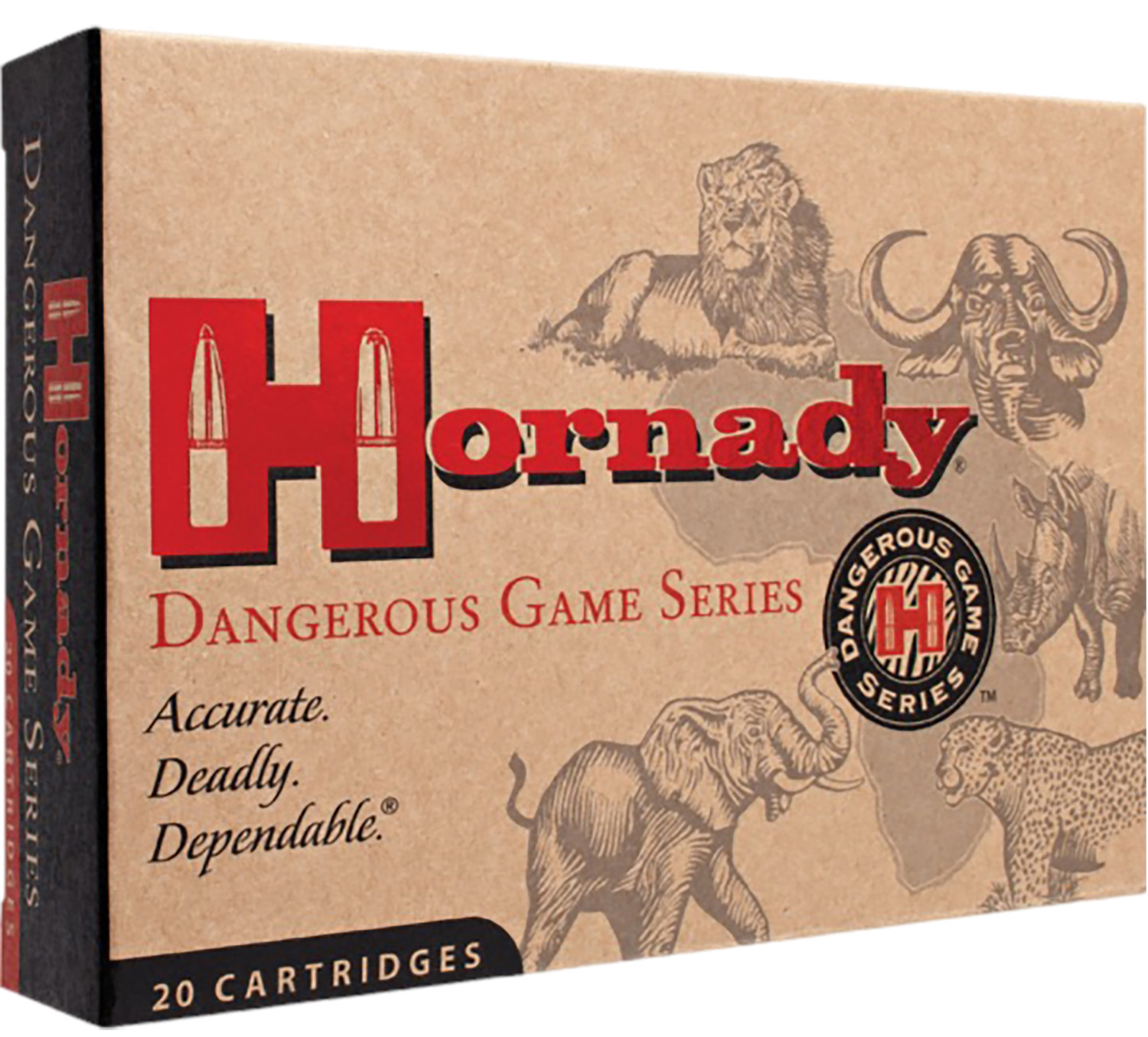 Hornady 8265 Dangerous Game 416Rigby 400gr Dangerous Game Solid 20 Per Box/6 Case 3 Hornady 8265 Dangerous Game 416Rigby 400gr Dangerous Game Solid 20 Per Box/6 Case
