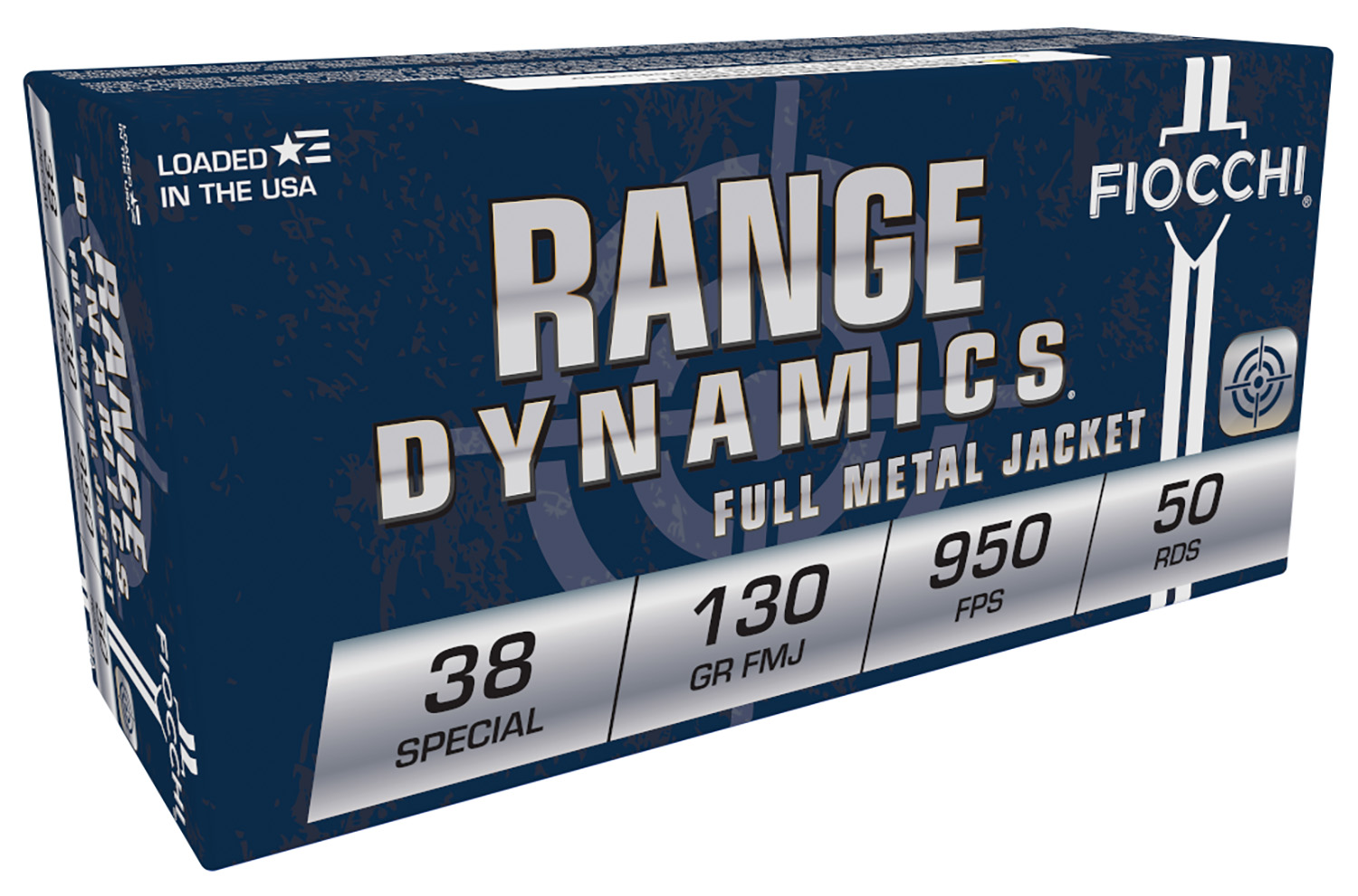 Fiocchi 38A Range Dynamics 38Special 130gr Full Metal Jacket 50 Per Box/20 Case 3 Fiocchi 38A Range Dynamics 38Special 130gr Full Metal Jacket 50 Per Box/20 Case