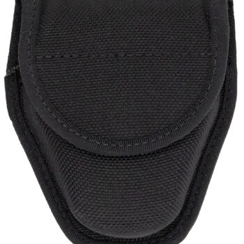 Bianchi 18772 7317 Double Handcuff Case Accumold Black Textured 2-2.25" Hook & Loop