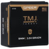 Speer 4726 TMJ Value Pack 9mm 124gr Total Metal Jacket 600 Per Box/1 Case 1 36124