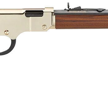 Henry H004M Golden Boy  22 WMR Caliber with 12+1 Capacity, 20.50" Blued Barrel, Brasslite Metal Finish & American Walnut Stock Right Hand (Full Size)