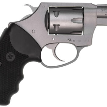Charter Arms 72324 Pathfinder  Small 22 WMR, 8 Shot 2" Stainless Steel Barrel  & Cylinder, Anodized Aluminum Frame w/Black Finger Grooved Rubber Grip, Exposed Hammer
