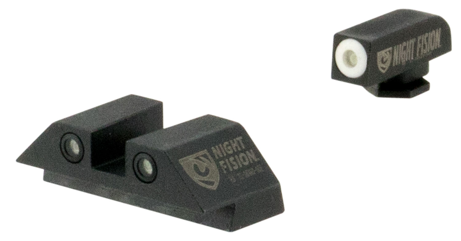 Night Fision GLK001003WGW Tritium Night Sights For Glock Green Tritium White Outline Front Sight- Green Tritium White Outline Rear Sight Glock 17/17L/19/22 3 Night Fision GLK001003WGW Tritium Night Sights For Glock Green Tritium White Outline Front Sight- Green Tritium White Outline Rear Sight Glock 17/17L/19/22
