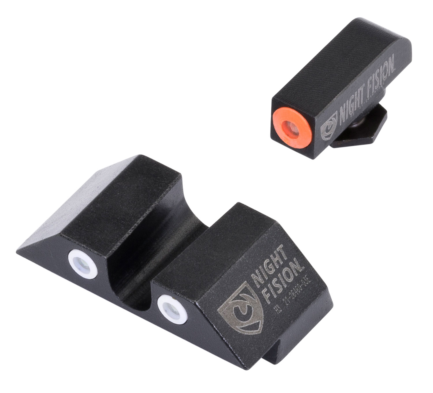 Night Fision GLK001007OGW Tritium Night Sights For Glock Green Tritium Orange Outline Front Sight- Green Tritium White Outline Rear Sight Glock 17/17L/19/22 3 Night Fision GLK001007OGW Tritium Night Sights For Glock Green Tritium Orange Outline Front Sight- Green Tritium White Outline Rear Sight Glock 17/17L/19/22