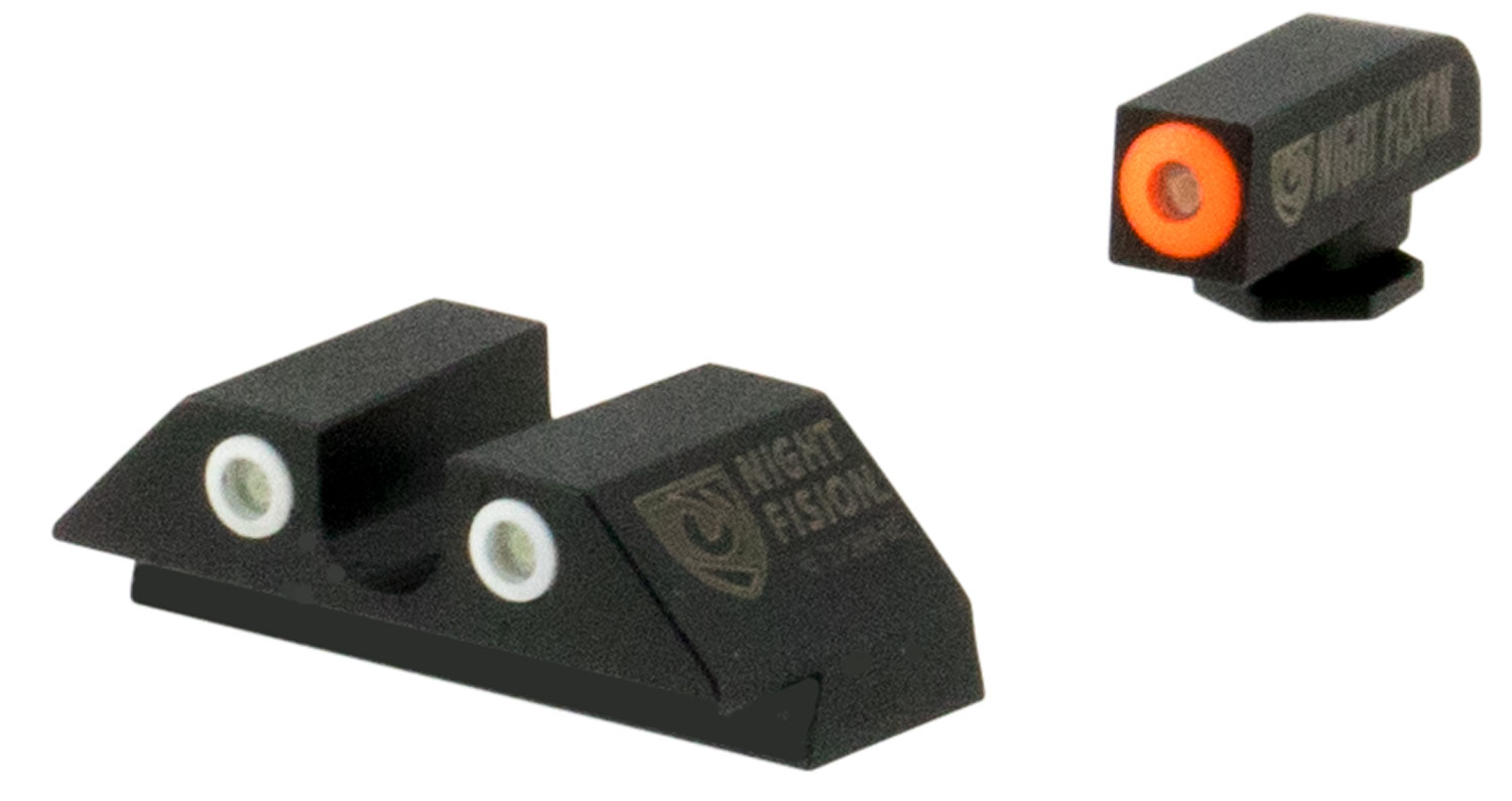Night Fision GLK001007OGZ Tritium Night Sights For Glock Green Tritium Orange Outline Front Sight- Green Tritium Black Outline Rear Sight Glock 17/17L/19/22 3 Night Fision GLK001007OGZ Tritium Night Sights For Glock Green Tritium Orange Outline Front Sight- Green Tritium Black Outline Rear Sight Glock 17/17L/19/22