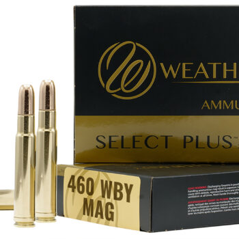Weatherby B460450TSX Select Plus  460WthbyMag 450gr Barnes TSX Lead Free 20 Per Box/10 Case