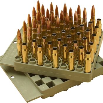 MTM Case-Gard LT5043 Universal Compact Loading Tray Gray Multi-Caliber Plastic 50rd Rifle