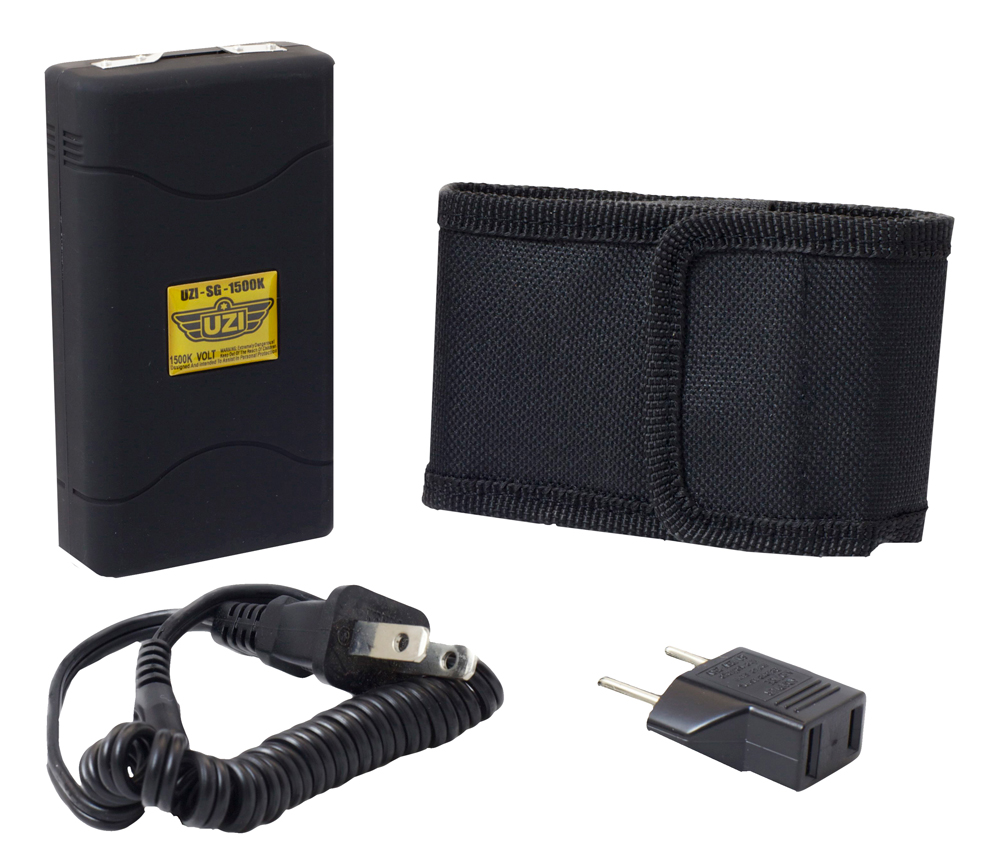 Uzi Accessories UZISG1500 Stun Gun Black 3 Uzi Accessories UZISG1500 Stun Gun Black
