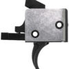 CMC Triggers 93501 Drop-In Single-Stage Curved Trigger w/ 5-5.50 lbs Draw Weight & Black/Silver Finish 2 4681