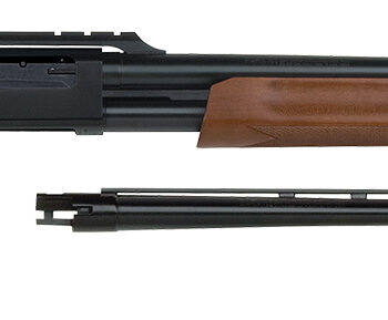 Mossberg 54243 500 Combo 12 Gauge 5+1 3" Blued 28" Vent Rib/24" Slugster  Barrel w/Cantilever Scope Mount, Blued Steel Receiver, Hardwood Dual Comb Stock, Includes Accu-Set Chokes