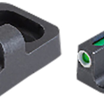 TruGlo TG13RM1PB TFX Pro Sights For Remington Shotguns  Black |  Green Tritium Fiber Optic  White Outline Front Sight Black Rear Sight