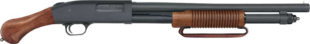 MOSSBERG 590 NIGHT STICK 12/18 3" BL/WD 3 MOSSBERG 590 NIGHT STICK 12/18 3" BL/WD