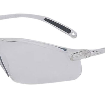 Howard Leight R01636 Uvex A700 Shooting Glasses Adult Clear Lens Polycarbonate Scratch Resistant Clear Frame