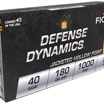 Fiocchi 40SWE Defense Dynamics  40S&W 180gr Jacketed Hollow Point 50 Per Box/20 Case