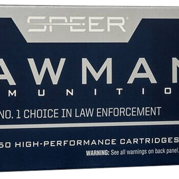 Speer 53750 Lawman  38Special+P 158gr Total Metal Jacket Round Nose 50 Per Box/20 Case