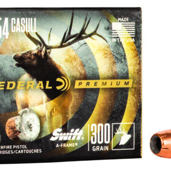 Federal P454SA Premium  454Casull 300gr Swift A Frame 20 Per Box/10 Case