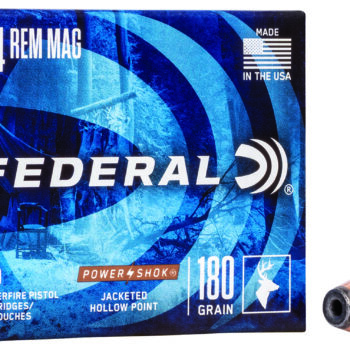 Federal C44B Power-Shok Handgun 44RemMag 180gr Jacketed Hollow Point 20 Per Box/25 Case