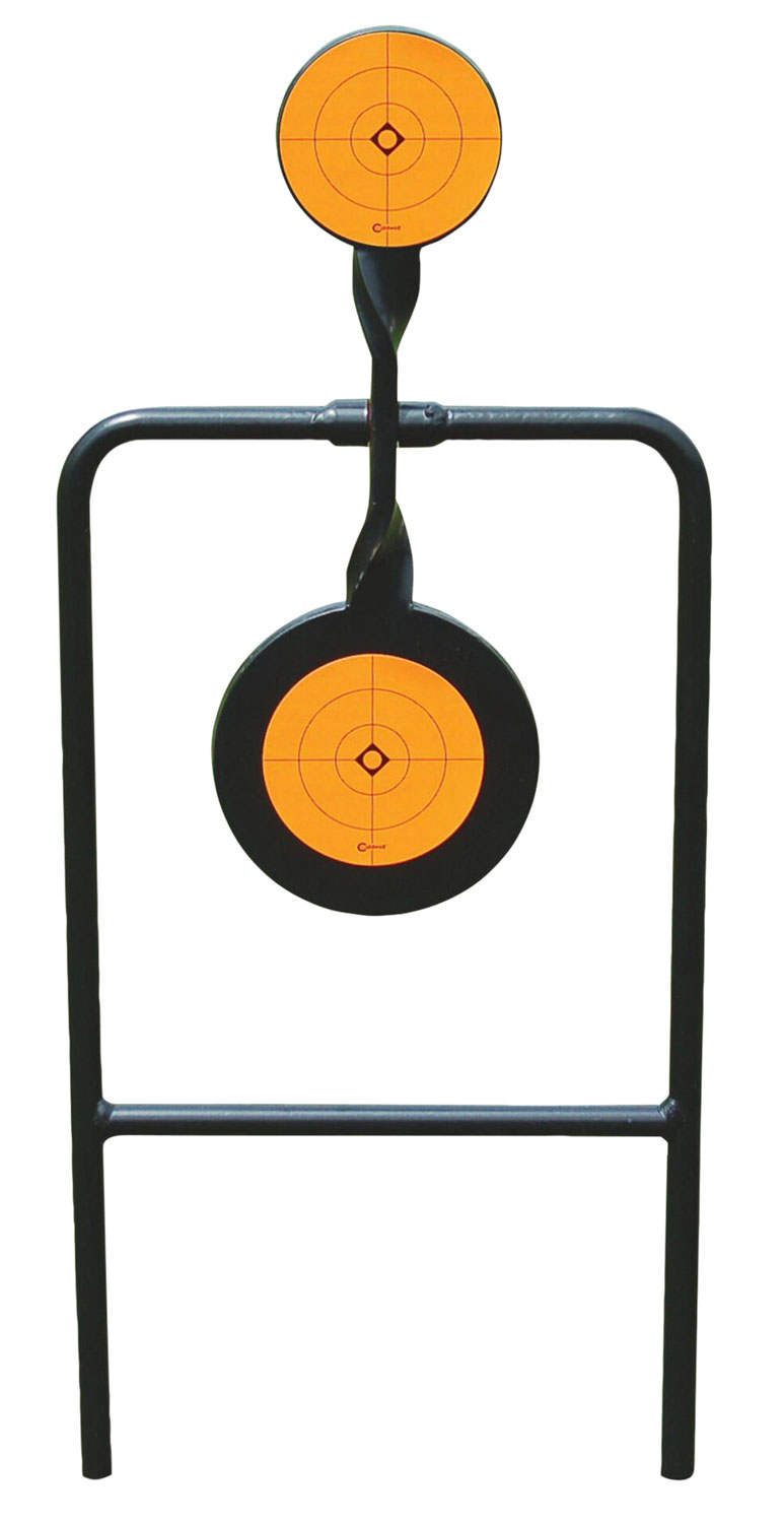 Caldwell 133565 Plink n Swing Double Spin Target Handgun Steel Black/Orange Impact Enhancement Motion 4.25" 3 Caldwell 133565 Plink n Swing Double Spin Target Handgun Steel Black/Orange Impact Enhancement Motion 4.25"