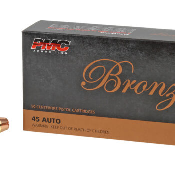 PMC 45B Bronze  45ACP 185gr Jacketed Hollow Point 50 Per Box/20 Case