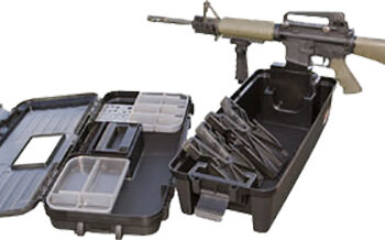 MTM Case-Gard TRB40 Tactical Range Box  Black Polymer