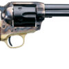 Taylors & Company 550527 Ranch Hand 357 Mag Caliber with 5.50" Blued Finish Barrel, 6rd Capacity Blued Finish Cylinder, Color Case Hardened Finish Steel Frame & Walnut Grip 2 75545