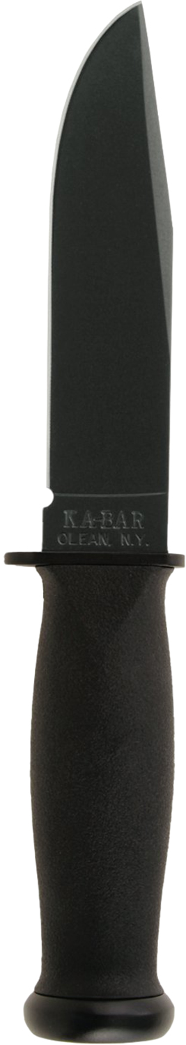 Ka-Bar 2221 Mark I 5.13" Fixed Clip Point Plain Black 1095 Cro-Van Blade, Black Kraton G Handle, Includes Sheath 3 Ka-Bar 2221 Mark I 5.13" Fixed Clip Point Plain Black 1095 Cro-Van Blade, Black Kraton G Handle, Includes Sheath