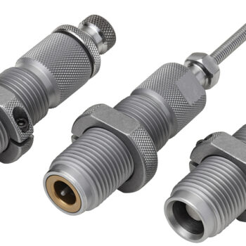 Hornady 546554 Custom Grade Series II 3 Die Set for 45 ACP 45 Win Mag 45 Auto Rim Includes Sizer Seater Expander