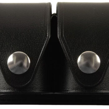 HKS 203PMBN SpeedLoader Case  Double Black Hytrel Belt Loop Medium Belts 2.25" Wide